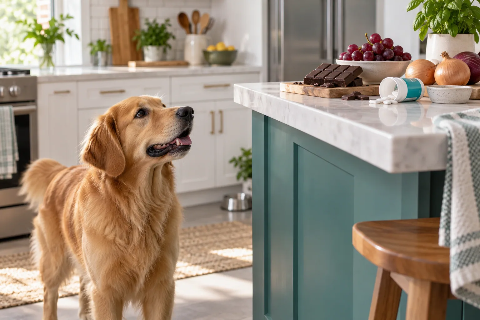 Alimentos proibidos para cães e seus riscos