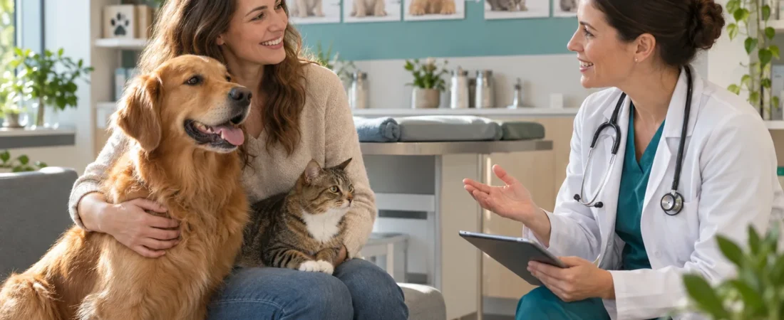 Cuidados veterinários contínuos para seu pet