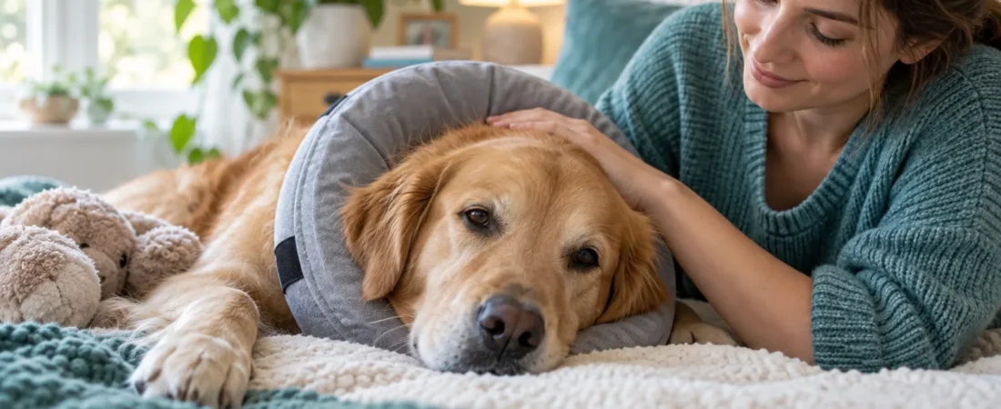 Recuperação após cirurgia em cães com segurança