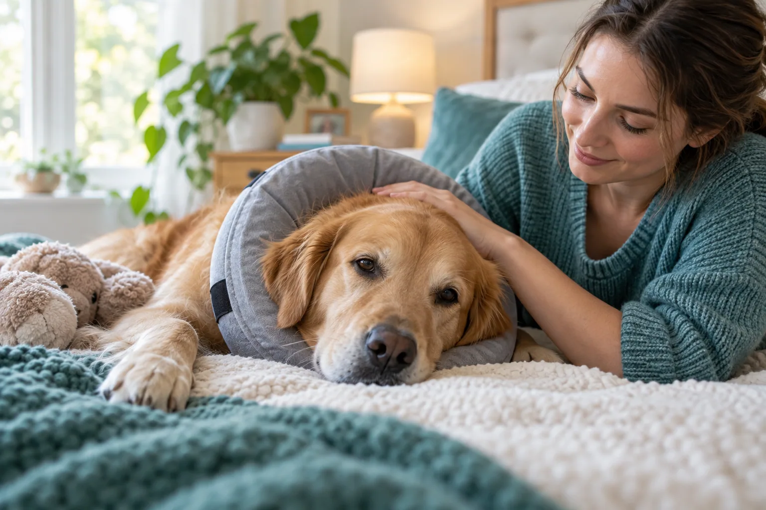 Recuperação após cirurgia em cães com segurança